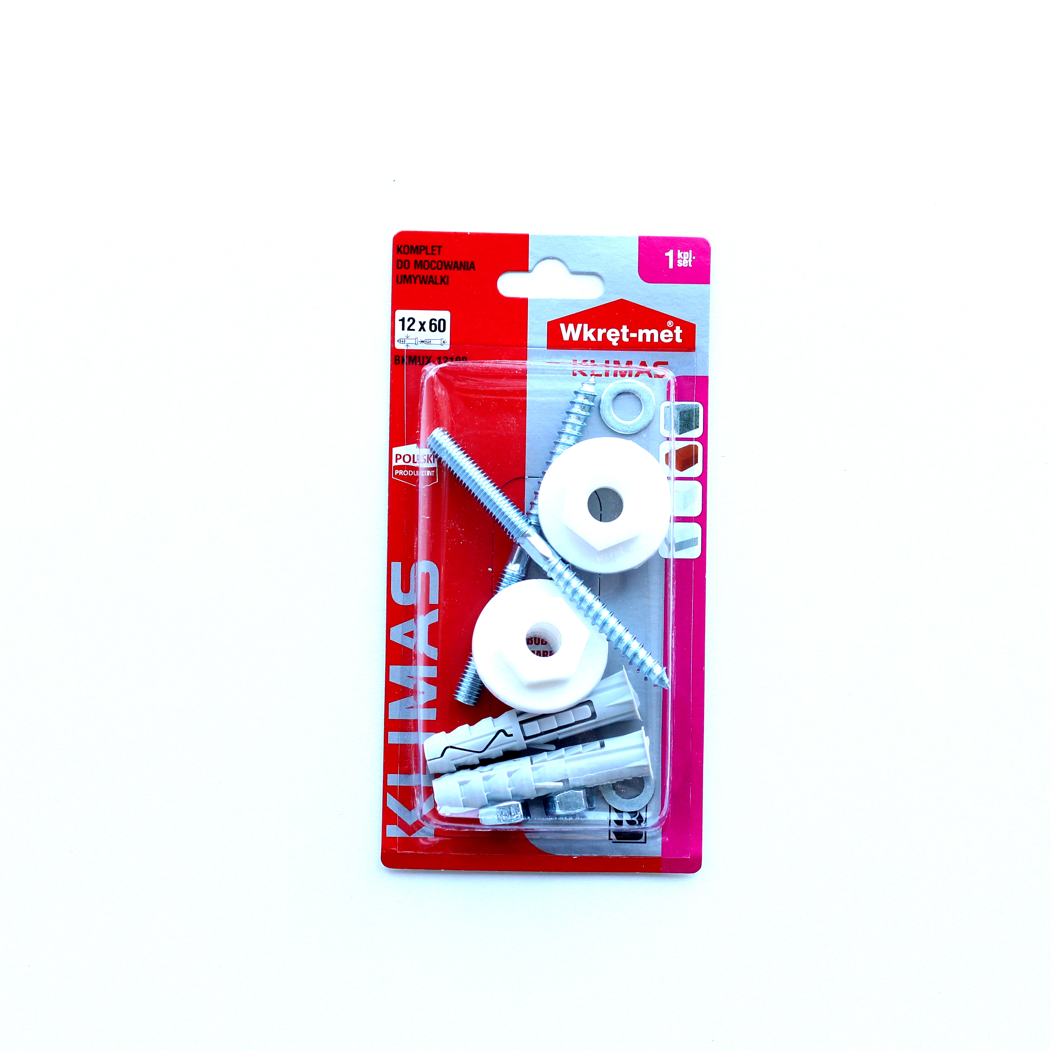 ხელსაბანი ნიჟარის სამაგრი BKMUX-12100 (2ც) — ანკერი და დუბელი